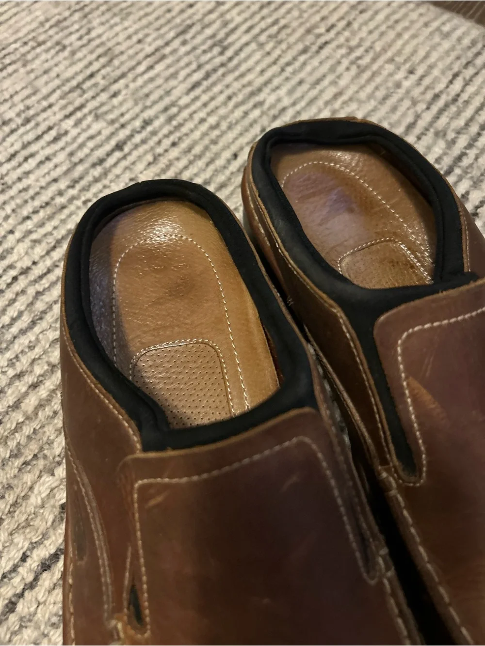 Red Wing Men's Brown Leather Slip-On Size 12 D Shoes Style 4787